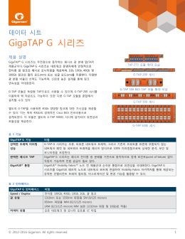 GigaTAP G 시리즈