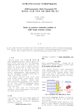 AMP(Asymmetric Multi Processing)기반 항공전자 시스템 구조의 자원