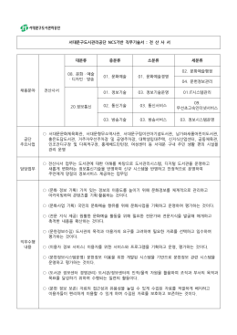 【NCS기반 채용 직무 설명자료