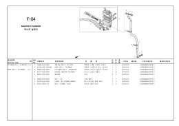 MASTER CYLINDER 마스터 실린더