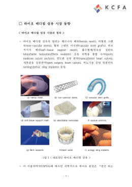 미국 바이오메디컬 섬유 시장동향