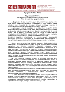itt - Madách Imre Gimnázium Salgótarján