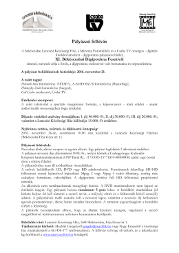 XI. Békéscsabai Digiporáma Fesztivál
