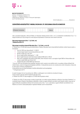 szerződ&eacute;s-kieg&eacute;sz&iacute;t&eacute;s t-mobile ikon 600 lte d&iacute;jcsomag