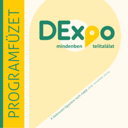 DExpo program - Debreceni Egyetem
