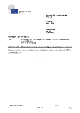 13240/16 ADD 1 COR 1 hk/ia 1 GIP 1B A 13240/16 ADD 1