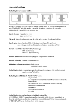 Szalagf&uuml;gg&ouml;ny - niko solar 2000 kft.
