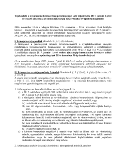 Tájékoztató a nyugtaadási kötelezettség pénztárgéppel való