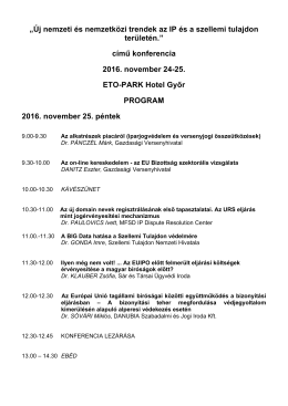 Program 25.11.16