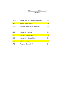 2016. november 26. /szombat/ Etelka sor