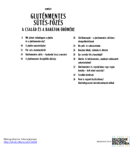 glut&eacute;nmentes s&uuml;t&eacute;s-eőz&eacute;s a csa l&aacute; d &eacute;s abar &aacute; to k &ouml;r&ouml;m&eacute;re