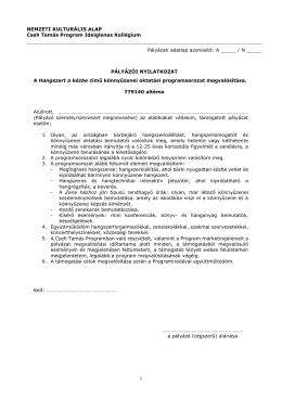 N _____ P - Nemzeti Kulturális Alap