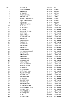 G&ouml;reve iade edilenlerin il il listesini g&ouml;rmek i&ccedil;in