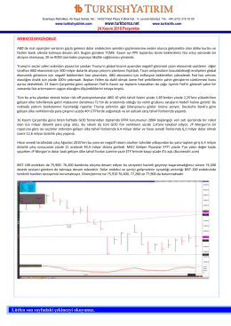 g&uuml;nl&uuml;k b&uuml;lten - Turkborsa.net