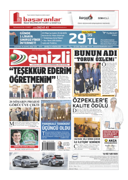 Denizli Gazetesi, 24 11 2016 tarihli baskısını g&ouml;r&uuml;nt&uuml;lemek i&ccedil;in