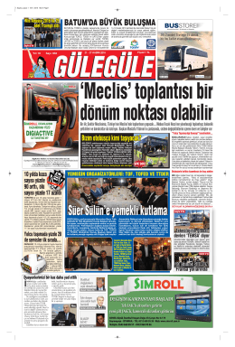 Süer Sülün`e yemekli kutlama Süer Sülün`e yemekli kutlama Süer