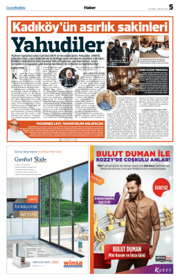 Haber - Gazete Kadık&ouml;y