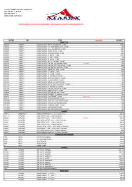 G&uuml;ncel Stok - Atasoy Zemin Market