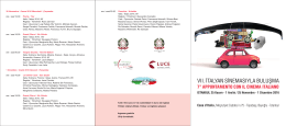 7&deg; appuntamento con il cinema italiano istanbul 2016