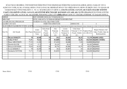 1011152 turizm giriş sınavı sonucu