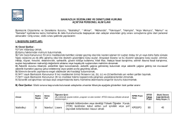 A&ccedil;ıktan Personel Alım İlanı