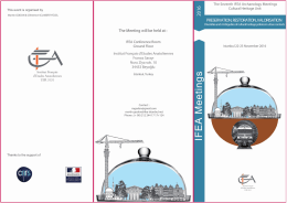 preservation restoration valorisation