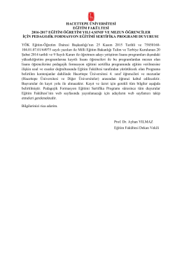 hacettepe &uuml;niversitesi eğitim fak&uuml;ltesi 2016