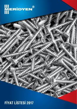 Meridyen Vida Fiyat Listesi