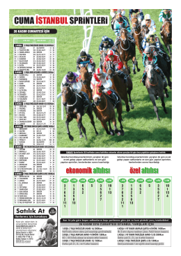 CUMA İSTANBULSPRiNTLERi