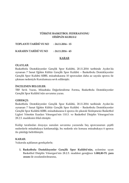 türkiye basketbol federasyonu