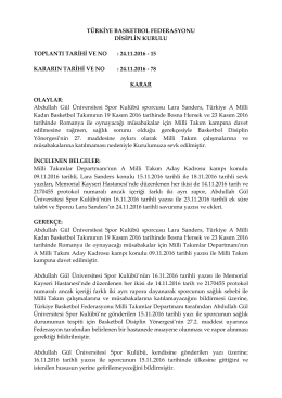 türkiye basketbol federasyonu
