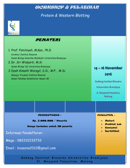 leaflet workshop analisa protein