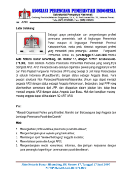 Gambaran Singkat AP2I