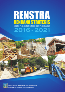 Renstra DPUP 2016-2021 - DPUP Kabupaten Sleman