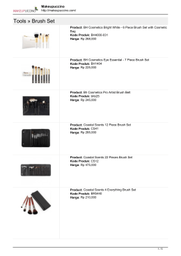 Tools » Brush Set - Makeupuccino.com