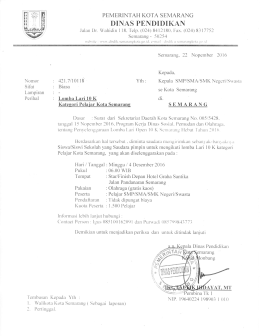 - Dinas Pendidikan Kota Semarang