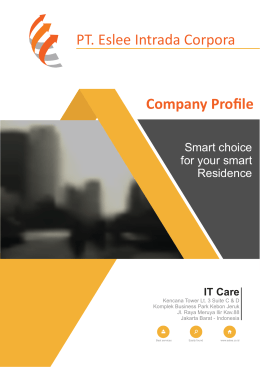 Our Project - pt. eslee intrada corpora