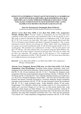 Bl-40 (WEIZHONG) DAN Bl-23 - E Jurnal Politeknik Kesehatan