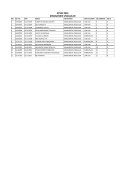 ATGW 2016 MANAJEMEN UNGGULAN