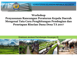 - Direktorat Jenderal Perimbangan