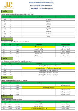 ตาราง OPP ทั่วประเทศ เดือน ธ.ค. 59 - World-JC