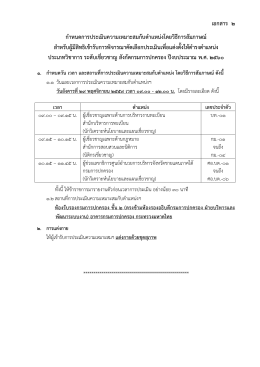 เอกสาร 2 กําหนดการประเมินความเหมาะสมกับตําแห