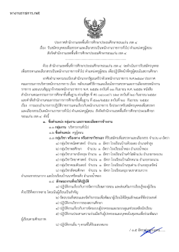 ประกาศรับสมัคร