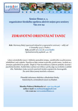 zdravotní orientální tanec
