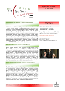 Concerto del Classico Terzetto Italiano - Istituto Di Cultura