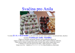 Svačina pro Anila