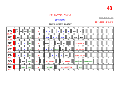 48.t&yacute;den - HC Slavia Praha