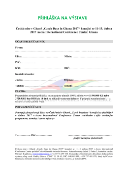 PŘIHL&Aacute;&Scaron;KA NA V&Yacute;STAVU