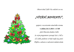 vítání adventu