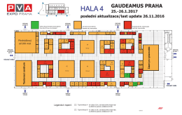 Aktu&aacute;ln&iacute; přehled voln&eacute; v&yacute;stavn&iacute; plochy (rastr haly č.4)